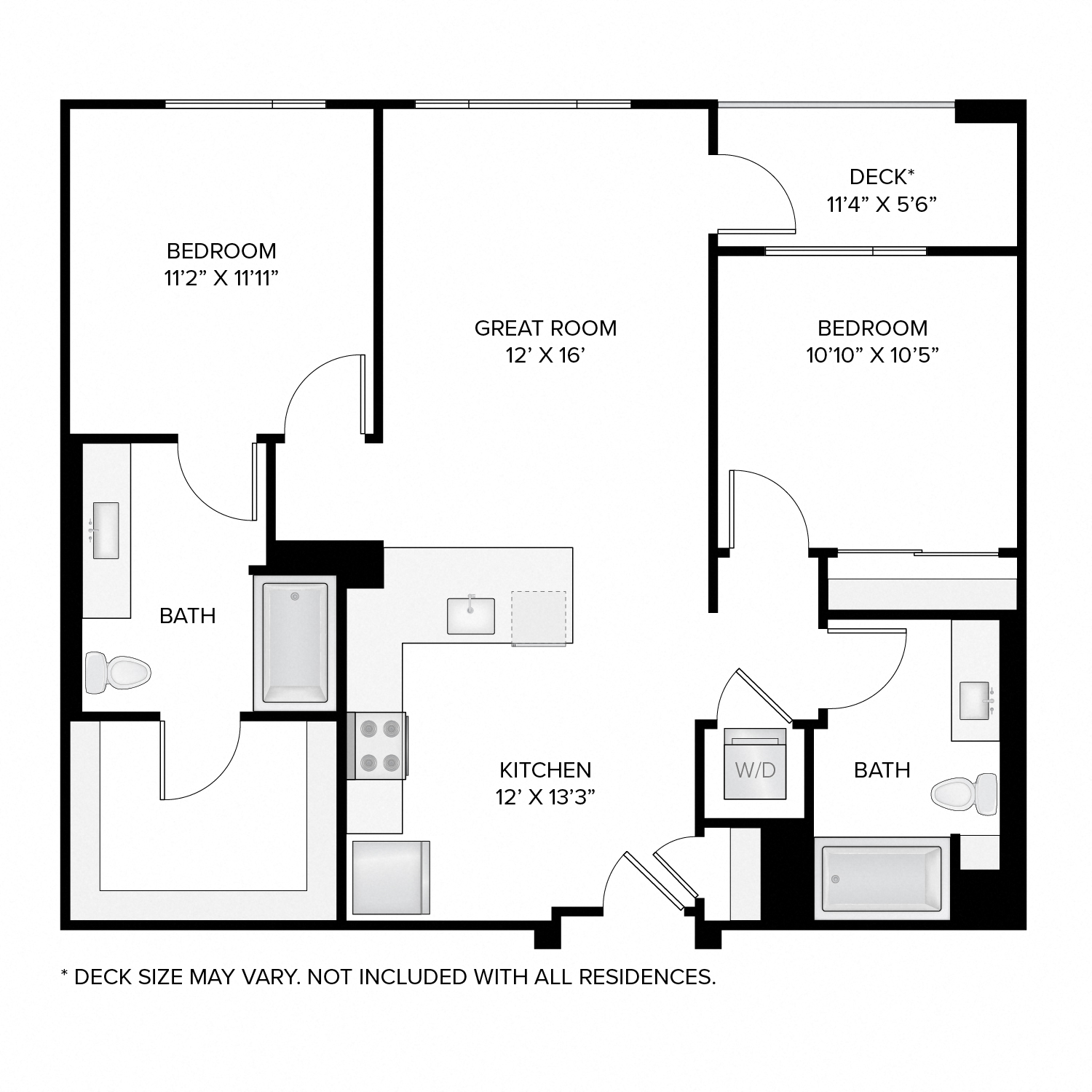 Floor plan layout diagram for The Madison